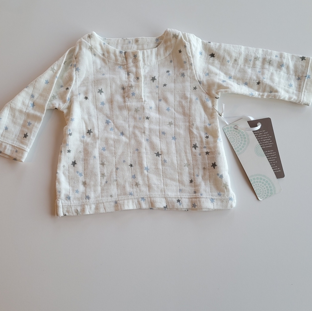 Baby muslin shirt